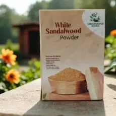 White chandan powder